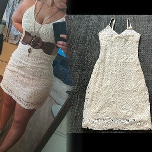 Stunning white lace dress